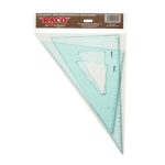 Escuadras semi-profesionales 28cm/45º/60º con graduación con bisel