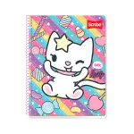 Cuaderno profesional Onix c/portada diamantada, 100 hojas, espiral sencillo.