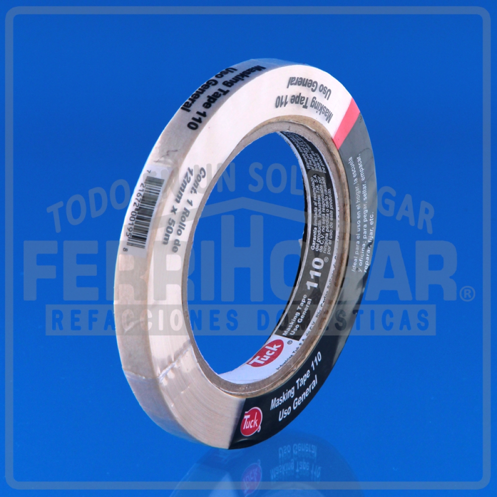 CINTA MASKING TAPE 1/2 12 MM x 50 MTS