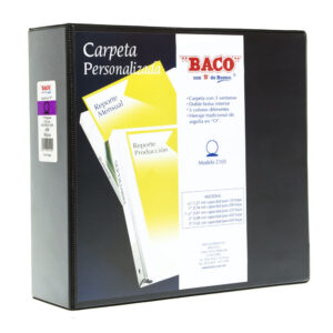 Carpeta de Vinil de argolla O, panorámica 3 pulgadas