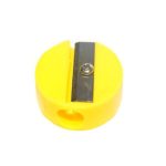 Sacapunta escolar de plástico v/colores