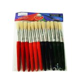 Pinceles redondos de pelo #6011 Craft c/12 piezas