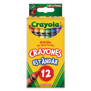 Crayones estándar redondos c/ 12 piezas