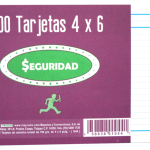 Tarjeta Rayada 4×6 c/100 pzas