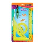 Juego de geometría flexible grande