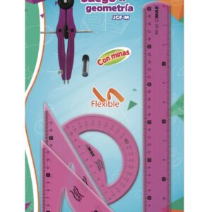 Juego de geometría flexible mediano