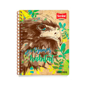 Cuaderno profesional Ecológico, 200 hojas, doble espiral.