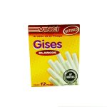 Gises blancos c/ 12 piezas