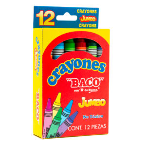 Crayon jumbo redondo c/12 pzas