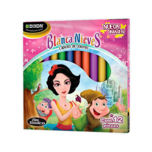 Colores Blanca Nieves cortos c/12 pzas