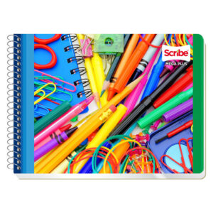 Cuaderno forma italiano, Raya c/100 hjs, mega Scribe