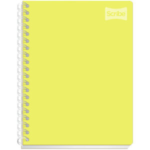 Cuaderno profesional Polycover 100 hojas, doble espiral.