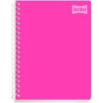 Cuaderno profesional Polycover, Raya 200 hojas, doble espiral con separador.
