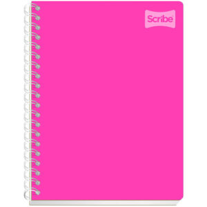 Cuaderno profesional Polycover, Raya 200 hojas, doble espiral con separador.