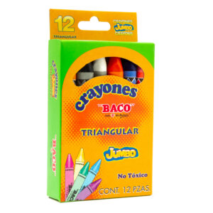 Crayon jumbo triangular c/12 piezas