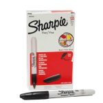 Marcador permanente punto fino Sharpie c/ 12 piezas