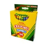 Crayon jumbo redondos c/ 24 piezas