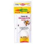 Juego de geometría Mediano c/compás Vinci