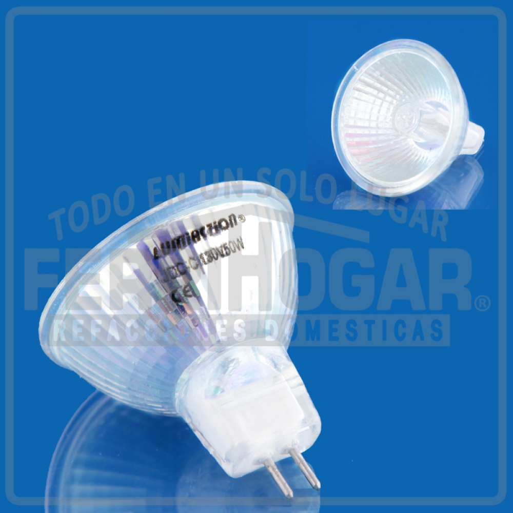 FOCO HALOGENO EMPOTRABLE 130V 50W GX5.3 CLARO