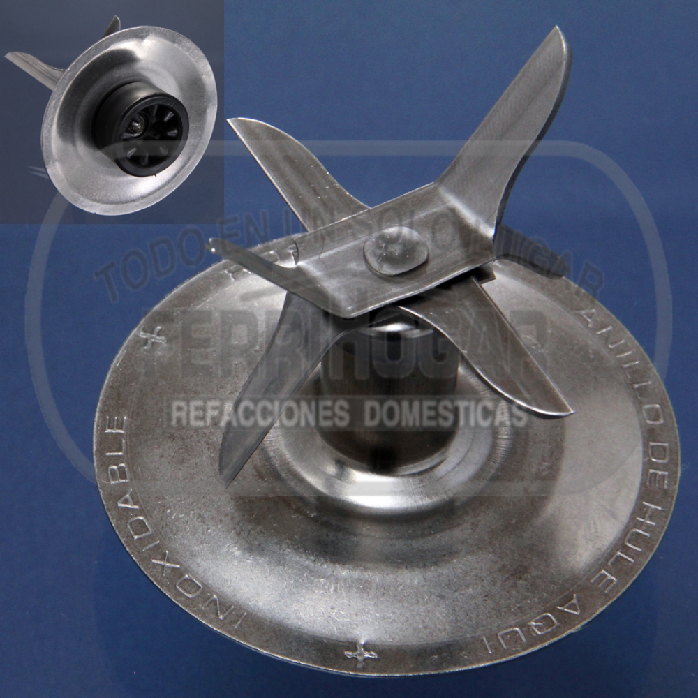 CUCHILLA MAN PLANA INOXIDABLE