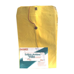 Sobre manila con rondana t/oficio 24 x 34 cm c/25 pzas