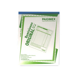 Block de remisión original 1/4 carta c/50 hjs