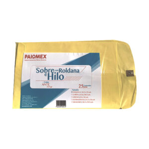 Sobre manila con rondana t/esquela 16.5 x 25 cm c/25 pzas