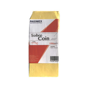 Sobre coin 8.8 x 16.4 cm c/100 pzas