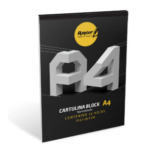 Block A4 cartulina normalizado c/25 hojas