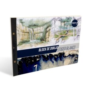 Block de dibujo agujeta c/20 hojas, 31.5 x 44.0 cm, 120 grs