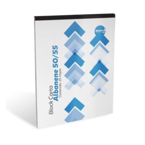 Block t/carta albanene 50-55 g, c/25 hojas