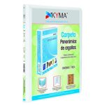 Carpeta panorámica de vinil blanca 1/2 pulgada argolla O Kyma