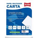 Hoja blanca t/carta c/100 hojas Scribe