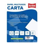 Hoja blanca t/carta c/50 hojas Scribe